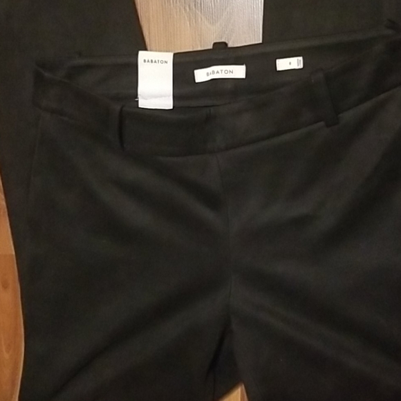 Aritzia Babaton Elliot Black Suede Pants - Picture 4 of 7